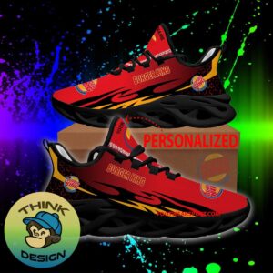 Burger King Max Soul Shoes Pattern New Running Sneaker Sign Custom Name - Burger King Max Soul Shoes Personlized Photo 1