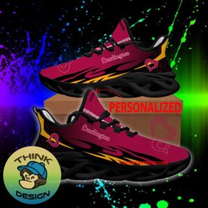 Burlington Max Soul Shoes Pattern New Sport Sneaker Branding Custom Name - Burlington Max Soul Shoes Personlized Photo 1