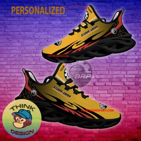 Can Am Motorcycle Max Soul Shoes Pattern New Running Sneaker Identifier Custom Name - Can Am Motorcycle Max Soul Shoes Personlized Photo 2