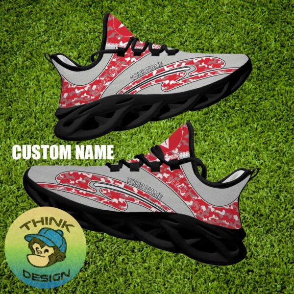 Canada Post Brand New Sport Sneaker Energize Camo Max Soul Shoes Custom Name - Canada Post Running Shoes Camo Design Personalized Photo 2