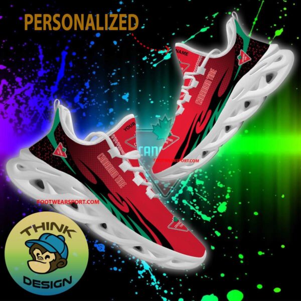 Canadian Tire Max Soul Shoes Pattern New Chunky Sneaker Imprint Custom Name - Canadian Tire Max Soul Shoes Personlized Photo 2