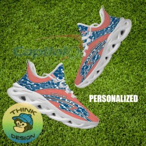 Capital One Brand New Running Sneaker Vibe Camo Max Soul Shoes Custom Name - Capital One Running Shoes Camo Design Personalized Photo 1