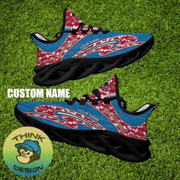 Captain Morgan Brand New Sport Sneaker Streetstyle Camo Max Soul Shoes Custom Name - Captain Morgan Running Shoes Camo Design Personalized Photo 2