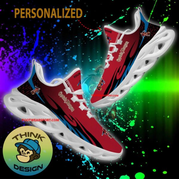 Captain Morgan Max Soul Shoes Pattern New Sport Sneaker Badge Custom Name - Captain Morgan Max Soul Shoes Personlized Photo 2