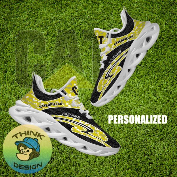 Caterpillar Brand New Chunky Sneaker Artistry Camo Max Soul Shoes Custom Name - Caterpillar Running Shoes Camo Design Personalized Photo 1