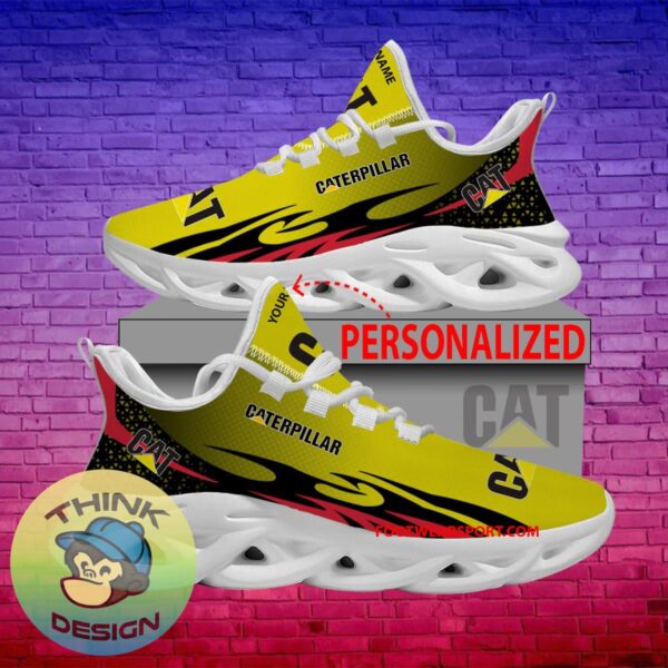 Caterpillar Max Soul Shoes Pattern New Chunky Sneaker Representation Custom Name - Caterpillar Max Soul Shoes Personlized Photo 1