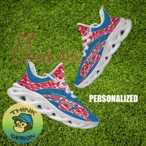 Chick Fil A Brand New Running Sneaker Pop Camo Max Soul Shoes Custom Name - Chick Fil A Running Shoes Camo Design Personalized Photo 1