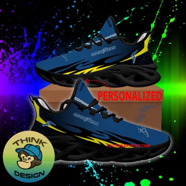 Goodyear Max Soul Shoes Pattern New Sport Sneaker Impression Custom Name - Goodyear Max Soul Shoes Personlized Photo 1