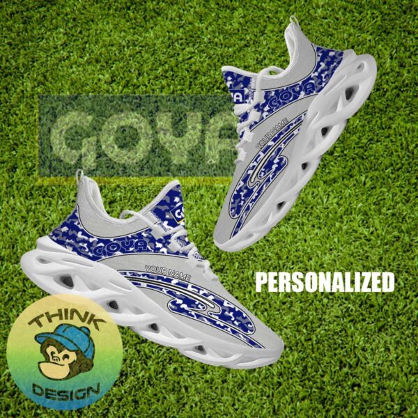 Goya Foods Brand New Sport Sneaker Runners Camo Max Soul Shoes Custom Name - Goya Foods Running Shoes Camo Design Personalized Photo 1