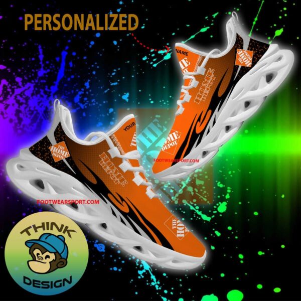 Home Depot Max Soul Shoes Pattern New Sport Sneaker Elegance Custom Name - Home Depot Max Soul Shoes Personlized Photo 2