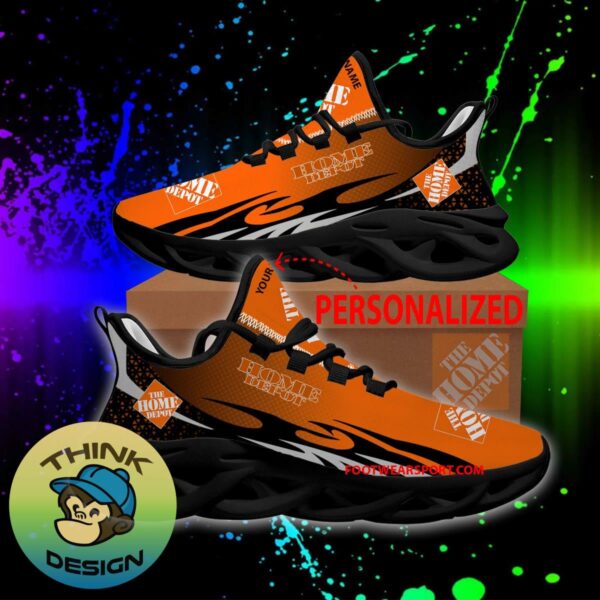 Home Depot Max Soul Shoes Pattern New Sport Sneaker Elegance Custom Name - Home Depot Max Soul Shoes Personlized Photo 1