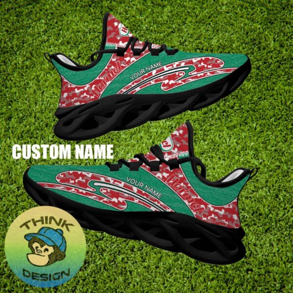 Hormel Foods Brand New Chunky Sneaker Sign Camo Max Soul Shoes Custom Name - Hormel Foods Running Shoes Camo Design Personalized Photo 2