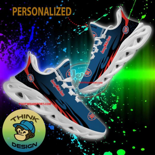 Jersey Mike's Subs Max Soul Shoes Pattern New Sport Sneaker Runners Custom Name - Jersey Mike's Subs Max Soul Shoes Personlized Photo 2