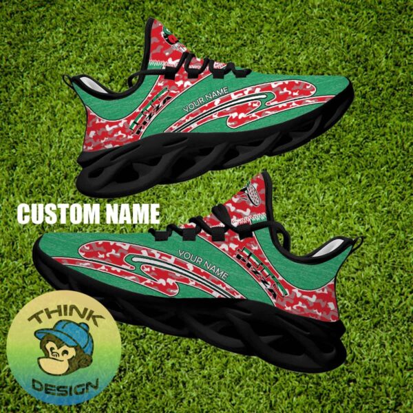 Jet's Pizza Brand New Chunky Sneaker Signature Camo Max Soul Shoes Custom Name - Jet's Pizza Running Shoes Camo Design Personalized Photo 2