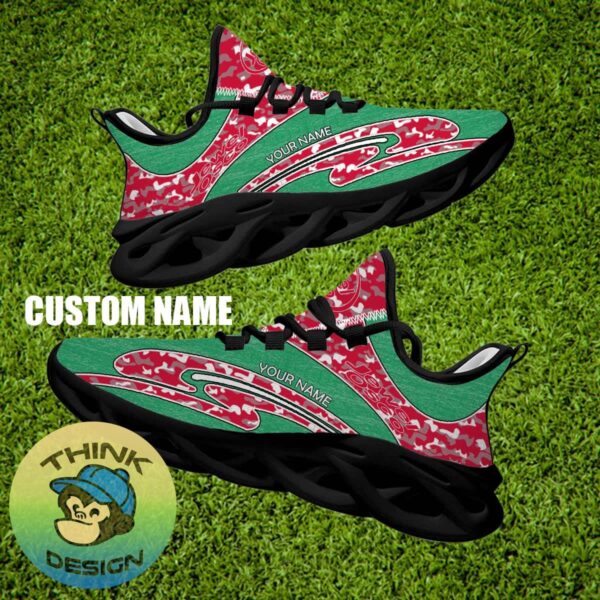 Jewel Osco Brand New Running Sneaker Monogram Camo Max Soul Shoes Custom Name - Jewel Osco Running Shoes Camo Design Personalized Photo 2