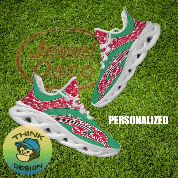 Jewel Osco Brand New Running Sneaker Monogram Camo Max Soul Shoes Custom Name - Jewel Osco Running Shoes Camo Design Personalized Photo 1