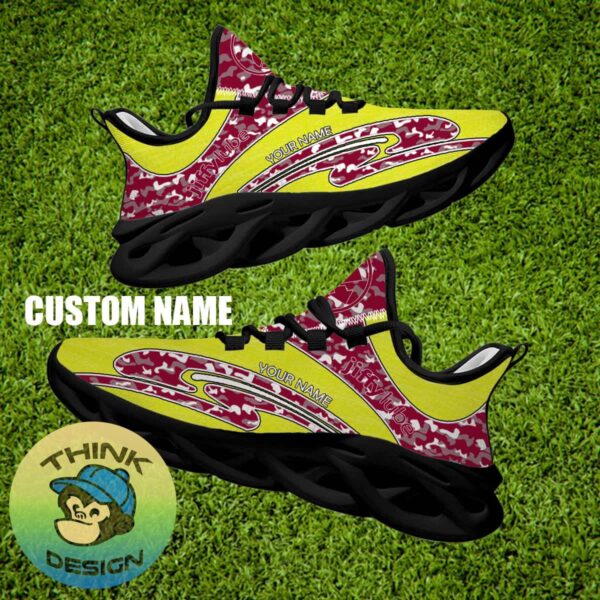 Jiffy Lube Brand New Sport Sneaker Symbolic Camo Max Soul Shoes Custom Name - Jiffy Lube Running Shoes Camo Design Personalized Photo 2