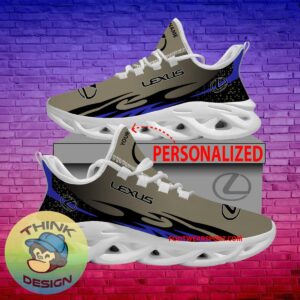 Lexus Car Racing Max Soul Shoes Pattern New Running Sneaker Badge Custom Name - Lexus Car Racing Max Soul Shoes Personlized Photo 1