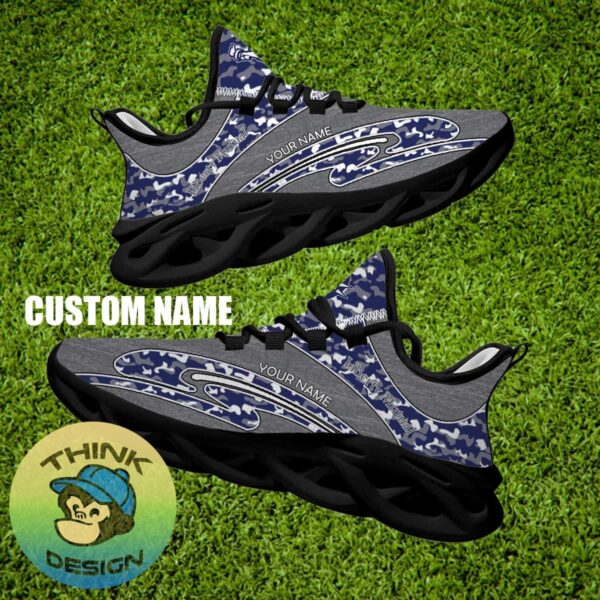 Liberty Mutual Insurance Brand New Chunky Sneaker Curate Camo Max Soul Shoes Custom Name - Liberty Mutual Insurance Running Shoes Camo Design Personalized Photo 2