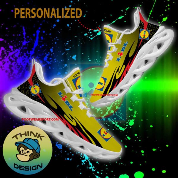 Lidl Max Soul Shoes Pattern New Chunky Sneaker Mark Custom Name - Lidl Max Soul Shoes Personlized Photo 2