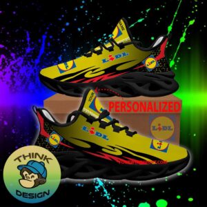 Lidl Max Soul Shoes Pattern New Chunky Sneaker Mark Custom Name - Lidl Max Soul Shoes Personlized Photo 1