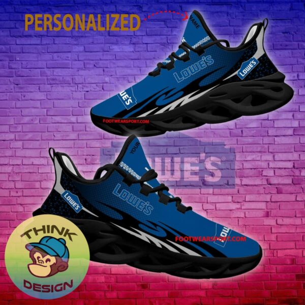 Lowe's Max Soul Shoes Pattern New Sport Sneaker Motif Custom Name - Lowe's Max Soul Shoes Personlized Photo 2