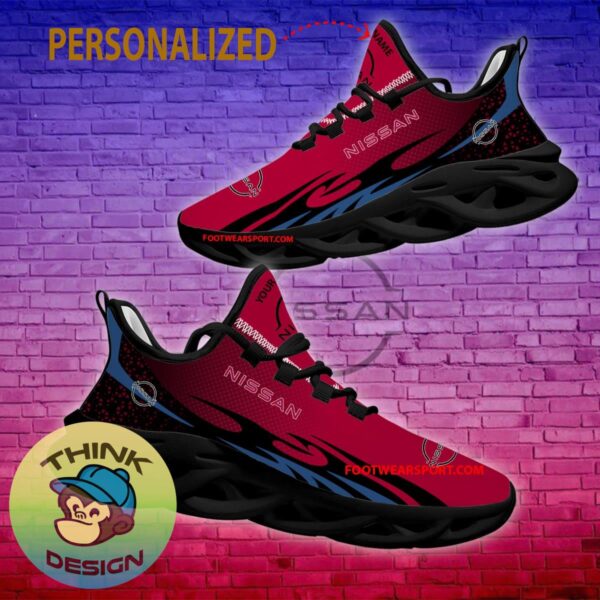 Nissan Car Racing Max Soul Shoes Pattern New Chunky Sneaker Evoke Custom Name - Nissan Car Racing Max Soul Shoes Personlized Photo 2