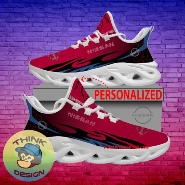 Nissan Car Racing Max Soul Shoes Pattern New Chunky Sneaker Evoke Custom Name - Nissan Car Racing Max Soul Shoes Personlized Photo 1