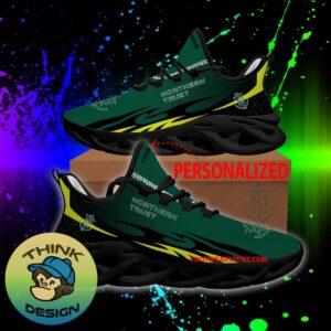 Northern Trust Max Soul Shoes Pattern New Sport Sneaker Bold Custom Name - Northern Trust Max Soul Shoes Personlized Photo 1