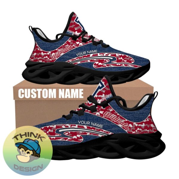 Personalized Camo Design NCAA Arizona Wildcats Max Soul Shoes Runners Sport Sneaker - NCAA Arizona Wildcats Chunky Sneakers Camo Personalized Style 2