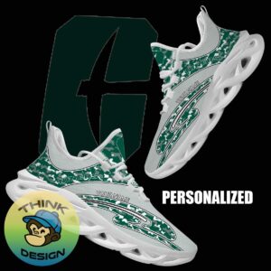 Personalized Camo Design NCAA Charlotte 49ers Max Soul Shoes Branding Running Sneaker - NCAA Charlotte 49ers Chunky Sneakers Camo Personalized Style 1