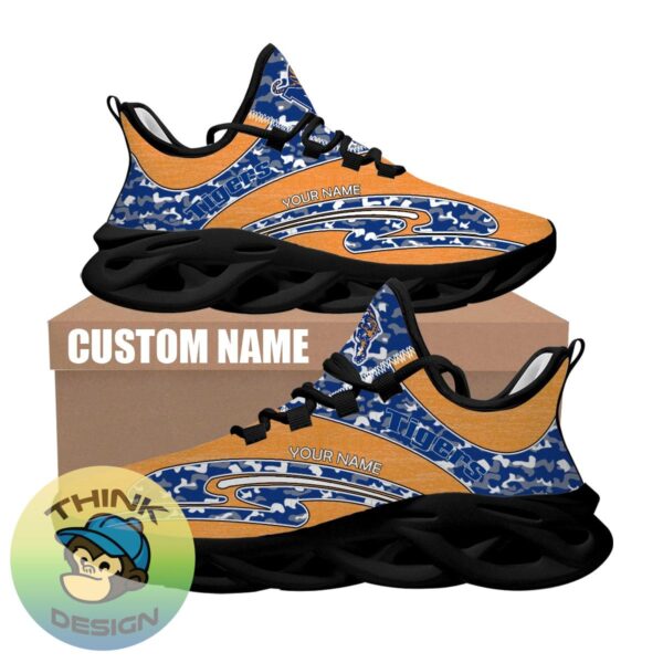 Personalized Camo Design NCAA Memphis Tigers Max Soul Shoes Empower Running Sneaker - NCAA Memphis Tigers Chunky Sneakers Camo Personalized Style 2