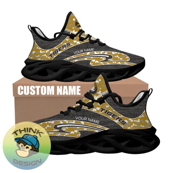 Personalized Camo Design NCAA Missouri Tigers Max Soul Shoes Pop Chunky Sneaker - NCAA Missouri Tigers Chunky Sneakers Camo Personalized Style 2