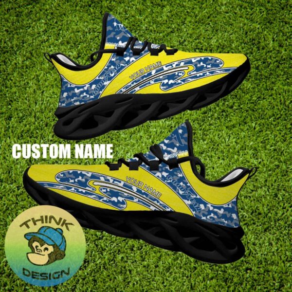 Goodyear Brand New Running Sneaker Athletic Camo Max Soul Shoes Custom Name - Goodyear Running Shoes Camo Design Personalized Photo 2