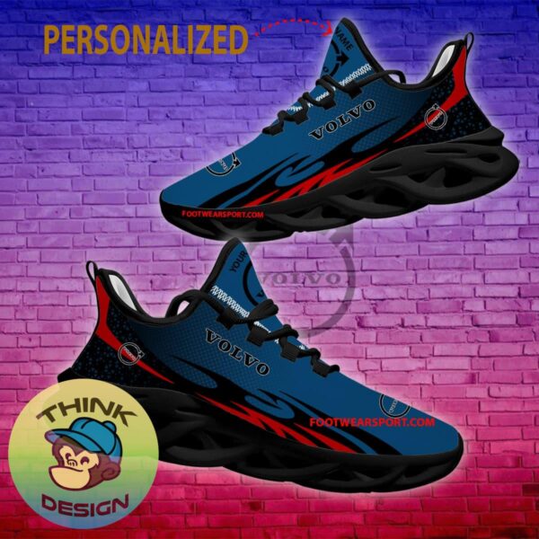 Volvo Car Racing Max Soul Shoes Pattern New Chunky Sneaker Aspire Custom Name - Volvo Car Racing Max Soul Shoes Personlized Photo 2