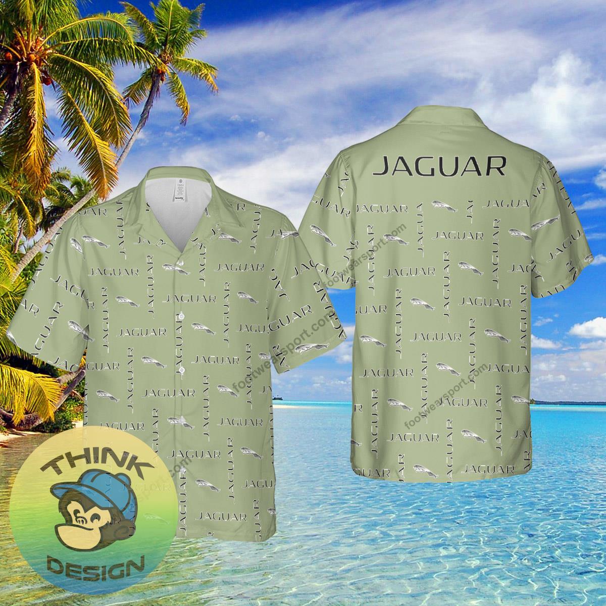 Jaguar Car Racing Brand Palm Brand New 3D Hawaiian Shirt For Men And Women 1 Jaguar Car Racing Brand Palm Brand New 3D Hawaiian Shirt For Men And Women - Jaguar Car Racing Brand Palm Brand New 3D Hawaiian Shirt For Men And Women