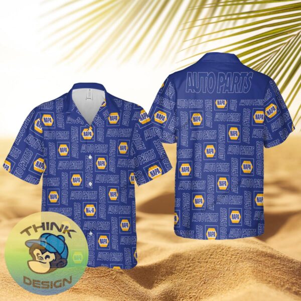 NAPA AUTO PARTS Brand Island Brand Aloha Hawaiian Shirt For Summer - NAPA AUTO PARTS Brand Island Brand Aloha Hawaiian Shirt For Summer